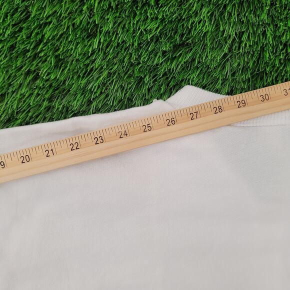 Vintage 80s MOD Track Jacket Women Large 22x22 Crop Boxy USA - Picture 3 of 13